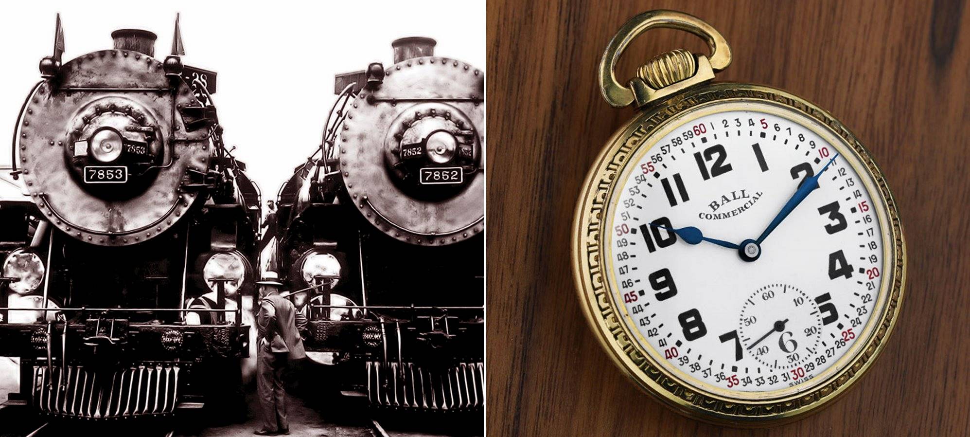Ball Trainmaster Railroad Standard 130 Years - kolejowy rodowód i wygląd vintage